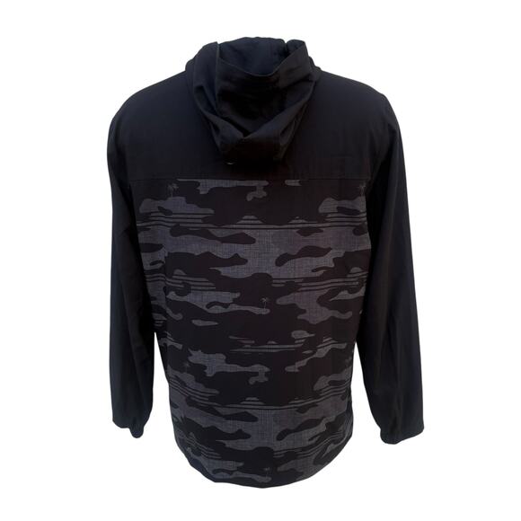 Travis Mathew Camo Tech Golf Hoodie Sz L Black - Picture 5 of 11